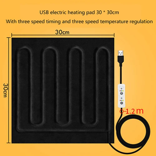 USB 히터 탄소 섬유 전기 난방 패드 재킷, 부드러운 쿠션, 겨울 남성 조끼, 난방 의류, 따뜻한 패드, 보온 유지, 5V  Best5