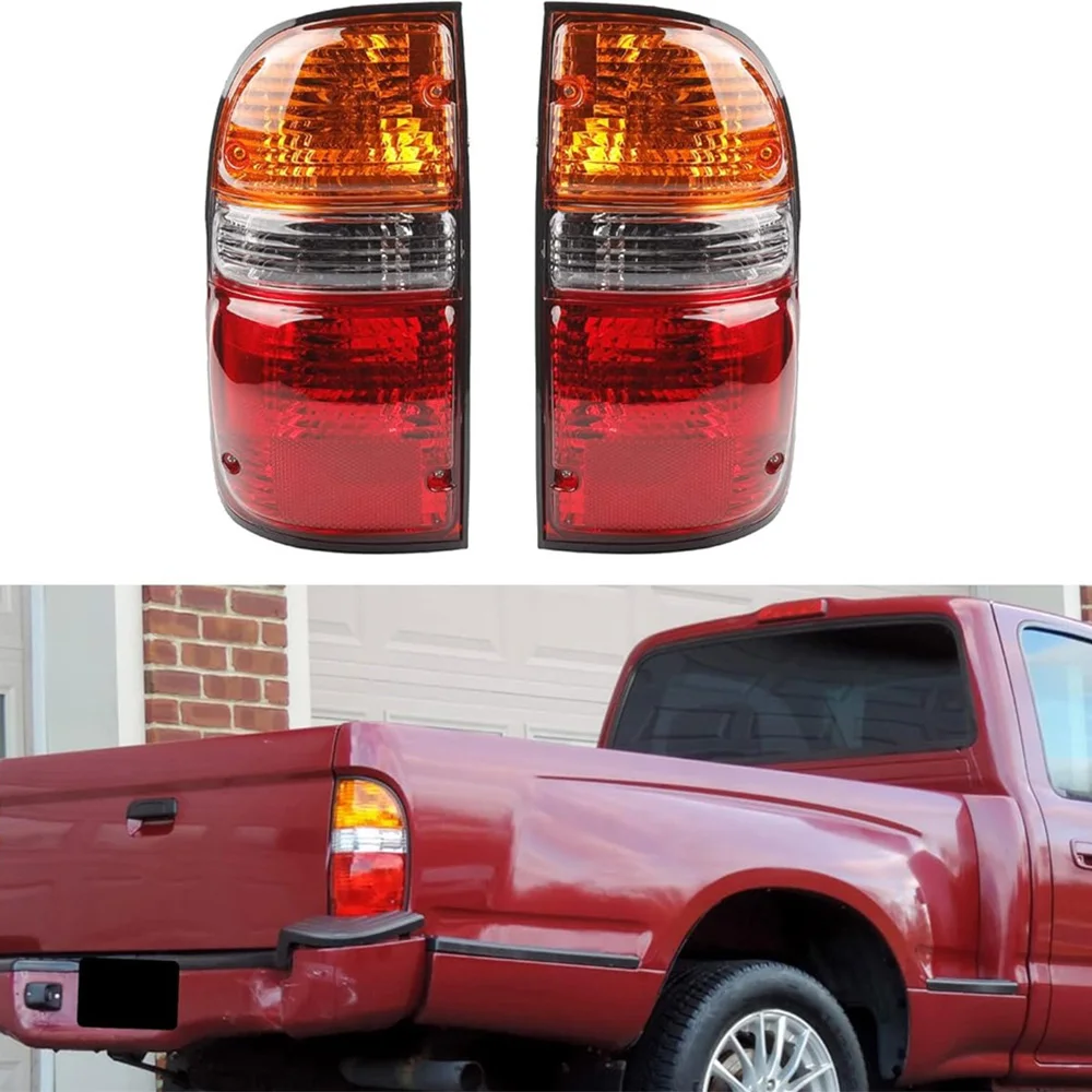 

Left Driver Side and Right Tail Light Lamp W/Halogen Bulb for Toyota Tacoma 2001-2004 Replaces 8156004060 ‎TO2800139