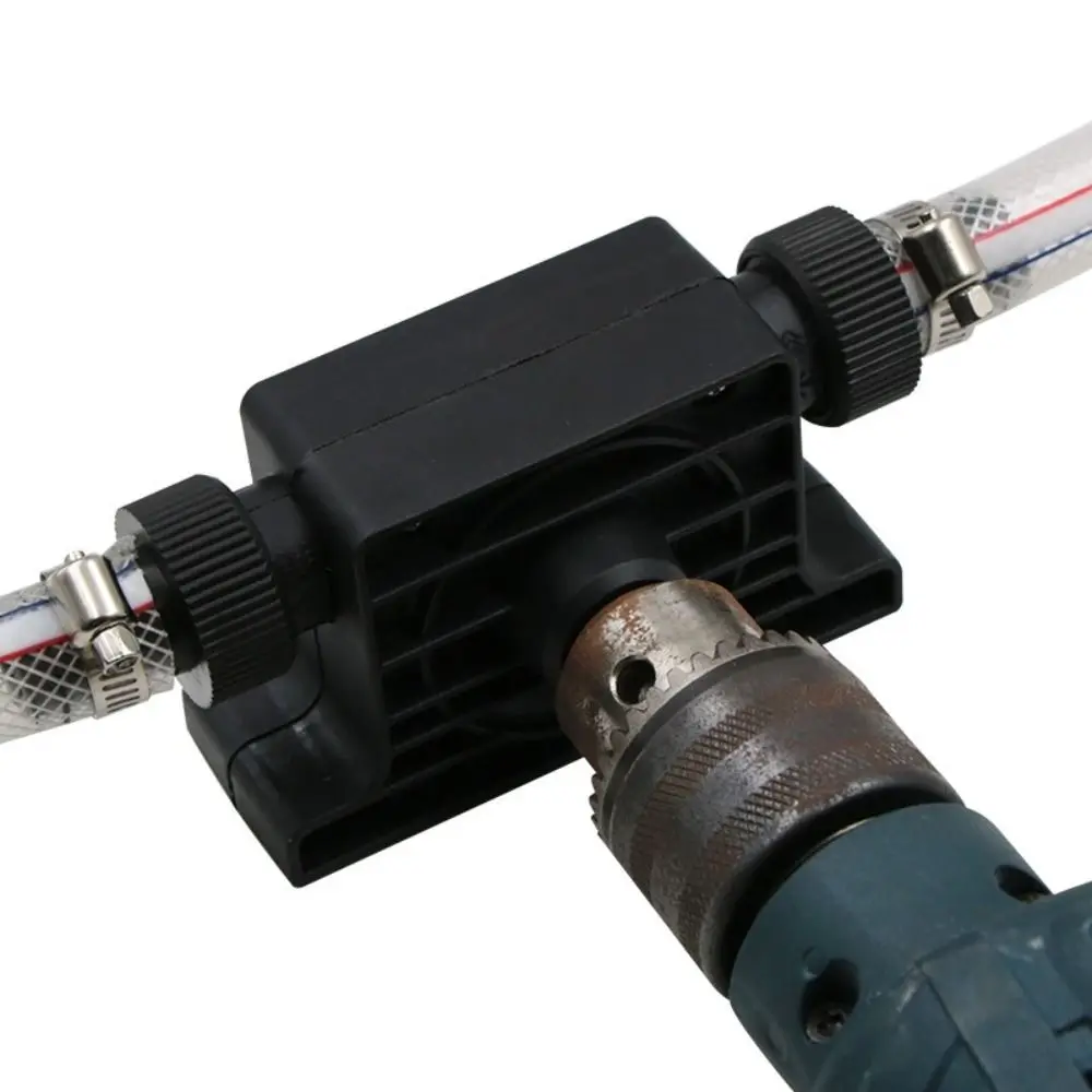 Mini Handheld Drill Pump Compact 8mm Shank Electric Water Transfer Tool Connectors Set Portable Self Priming Transfer Pump Pool