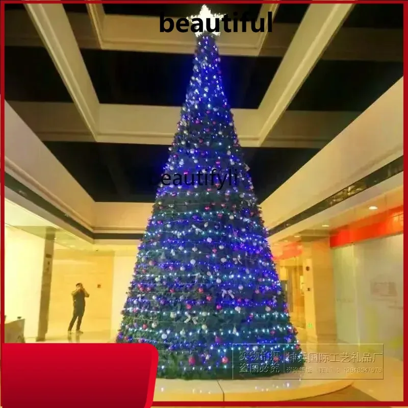 

Large Christmas Tree 4 5 6 7 8m Frame Christmas Tree Package Deluxe Decorations H