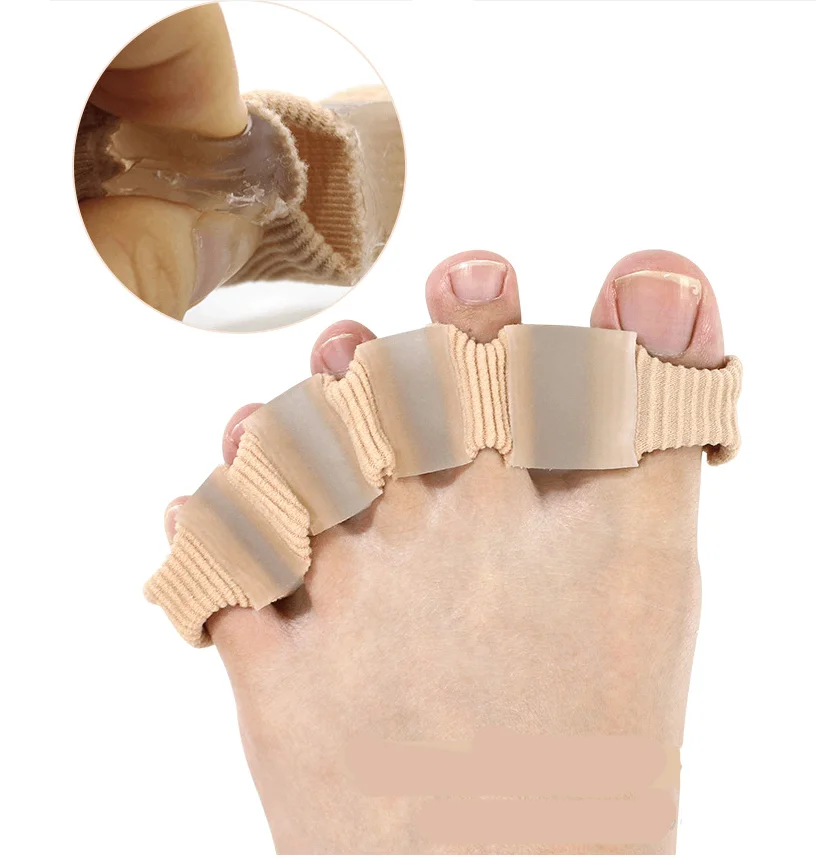 

1/2Pcs Silicone Toe Separator Gel Hallux Valgus Correction Spreader Fingers Corrector Thumb Bunion Straightener Foot Care Tool