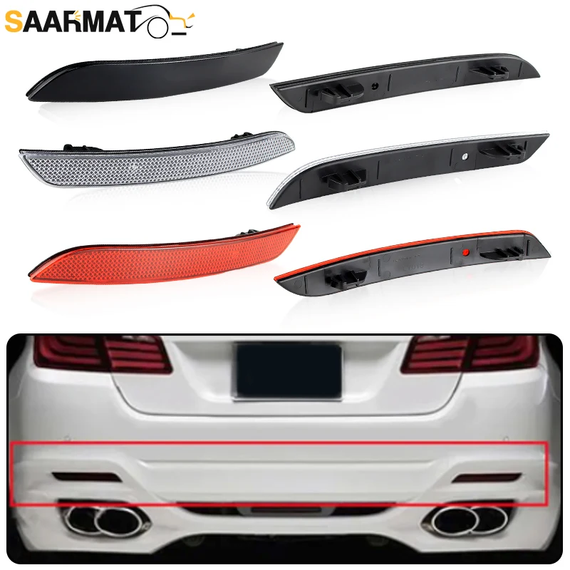 2Pcs Rear Bumper Re…