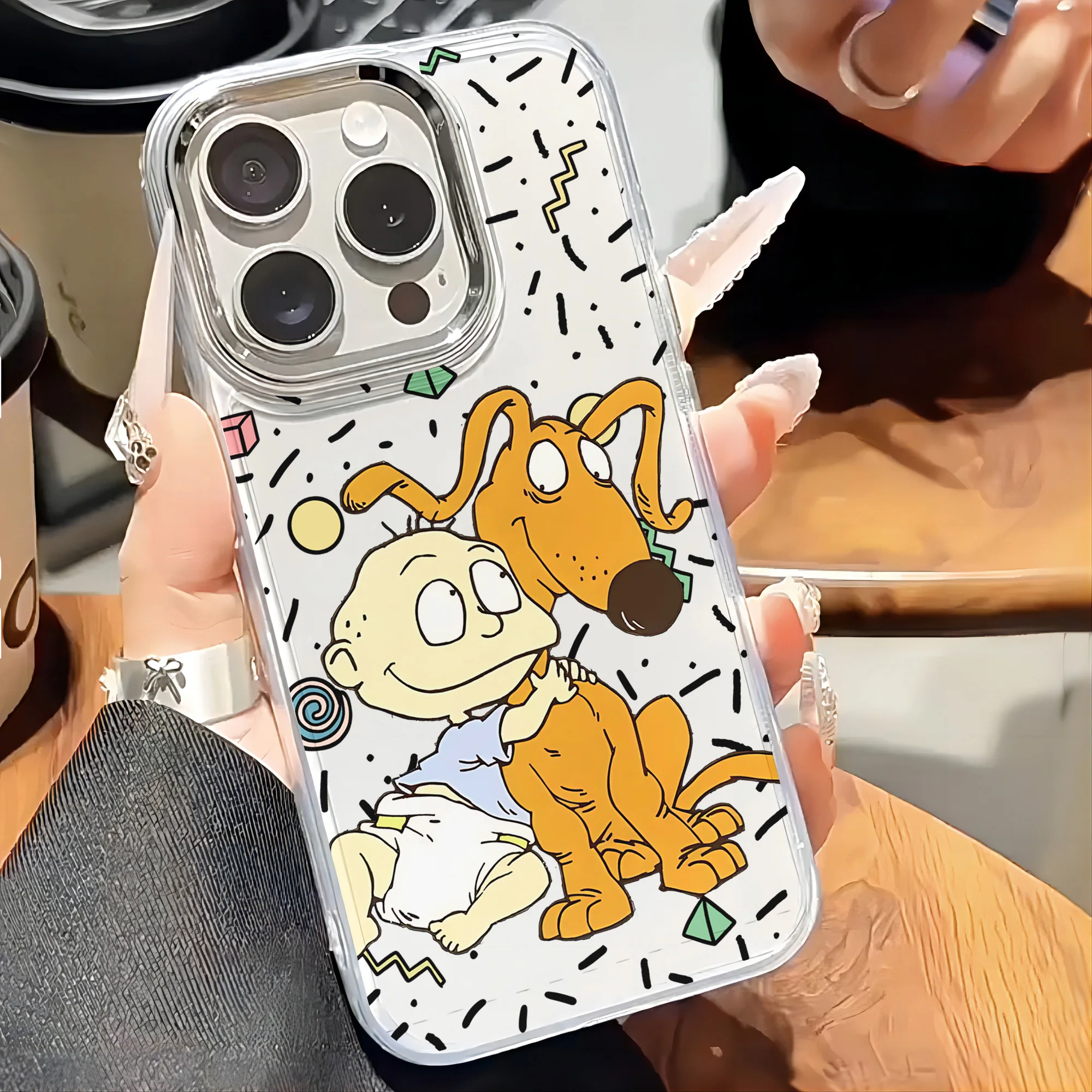 Funny R-Rugrats Phone Case for Samsung Galaxy A56 A36 A26 A06 A55 A35 A16 A06 A54 A34 A25 A24 A15 A14 A05S A05 A73 A53 A33 4G 5G