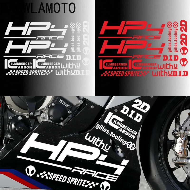 

For HP4 S1000 RR S1000RR s 1000 rr 2015 2016 2017 2018 Motorcycle Sticker Racing Side Stripe Tank Fairing Decal Accessories