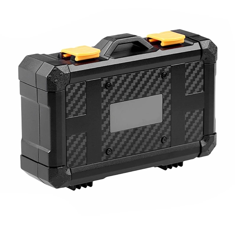 Camera Equipment Case Storage Box Large Capacity Organiser Bag Container for 16 Memory Card 2 Camera Batteries