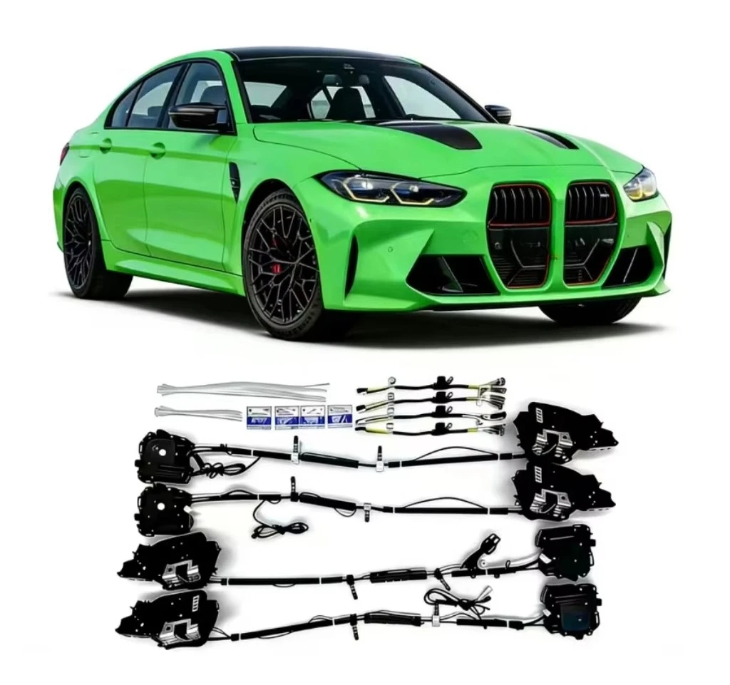 Anti-pinch Automatic Soft Close Electric Suction Door Lock Retrofit Conversion Kit Fit BMW M3 G80 2021+  Modification Parts