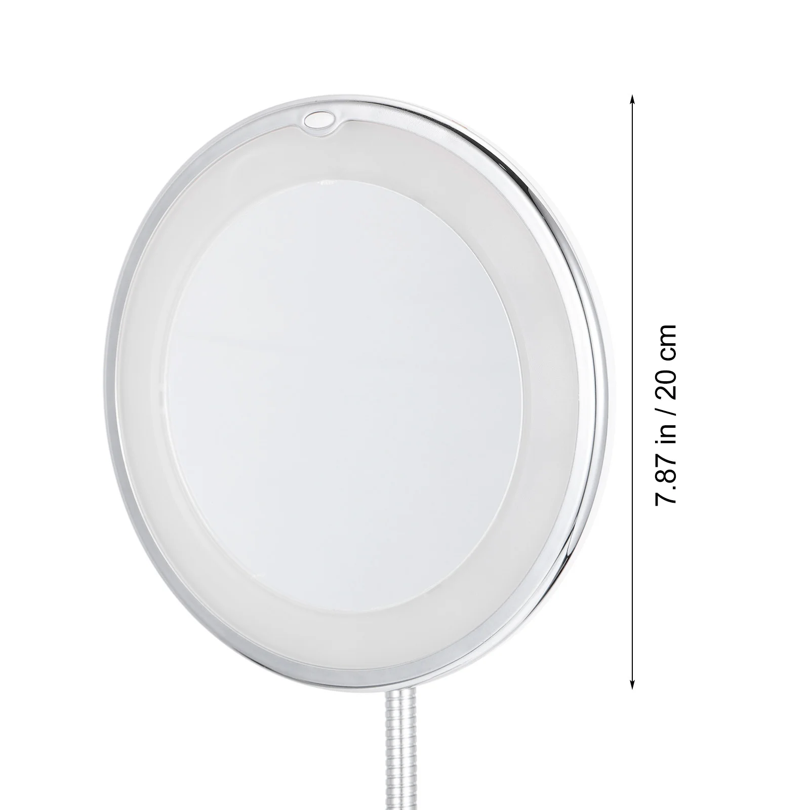 7Inch 10X Magnifying Makeup Mirror with Suction Cup Led Makeup Mirror Rotating Professional Desktop Cosmetic Mirror