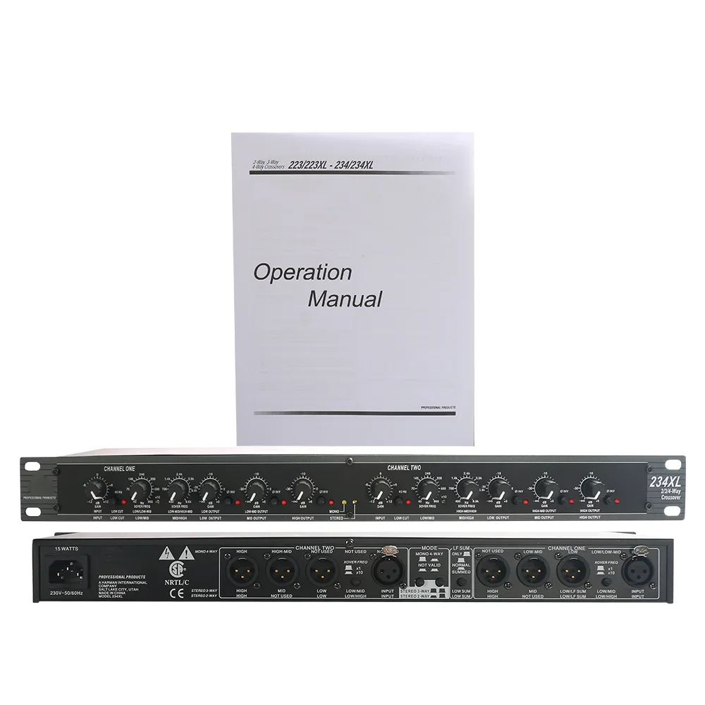 

Dbx234 Dbx 234XL Dbx 234 Профессиональная аудиопериферия Стерео 2/3-сторонняя, моно 4-сторонняя 234XL для электронных кроссоверсов и XLR