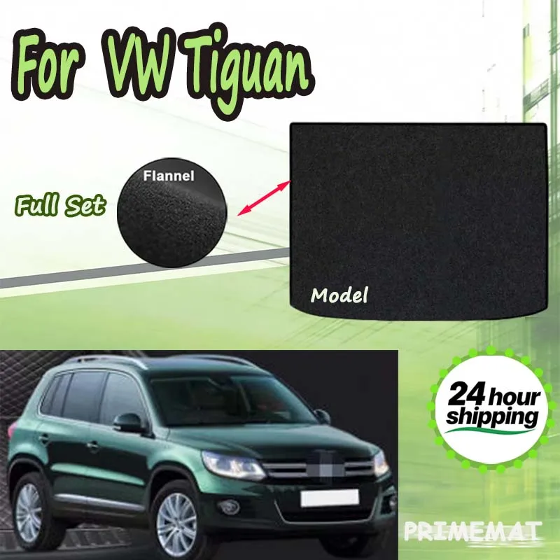 

Коврик в багажник ECOAUTO для VW Tiguan Коврик-вкладыш в багажник для моделей 2007-2016 годов, аксессуары