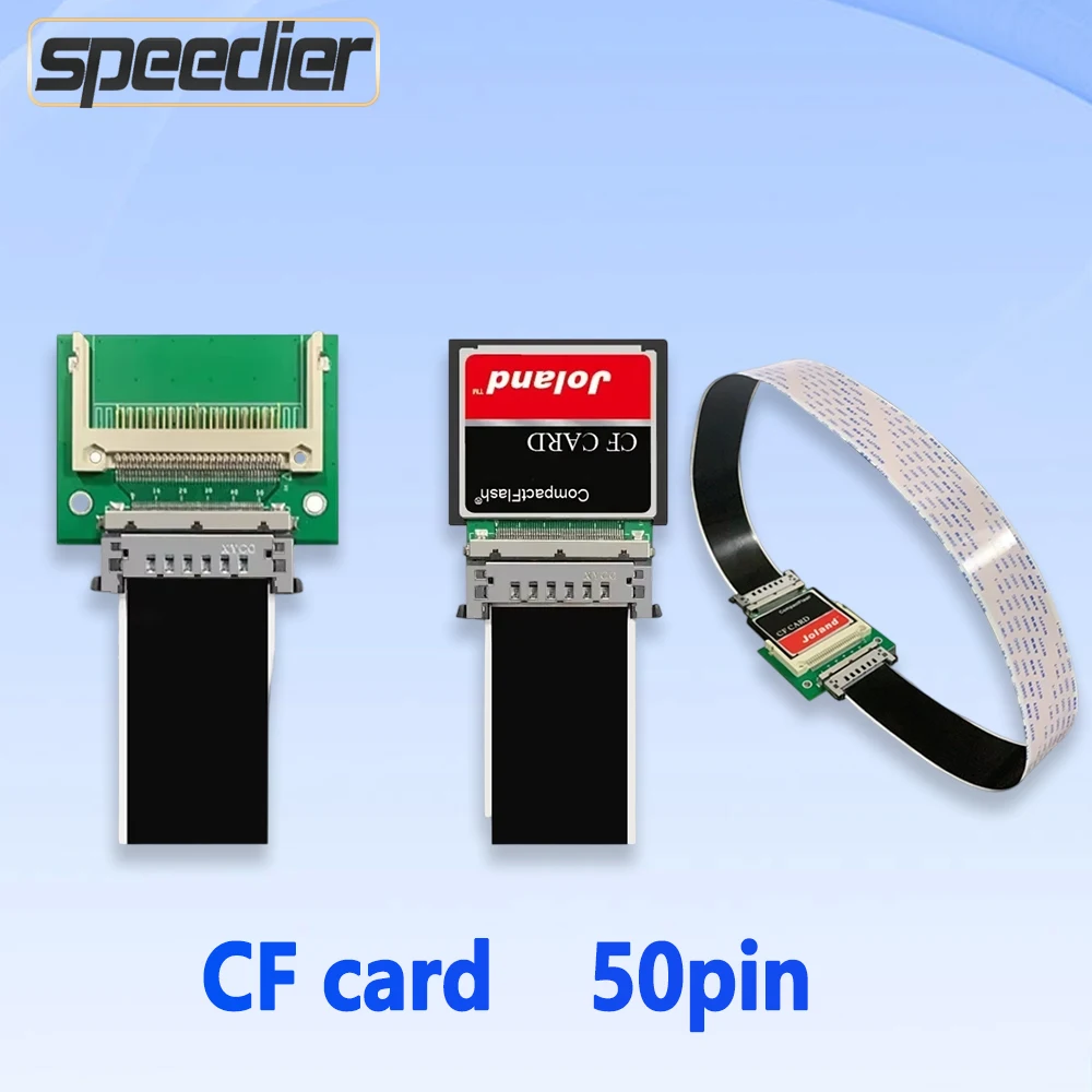 

50pin CF Card Extension Cable for Interface Extender Industrial Control Machine Tool Equipment Digital Memory Card 30 / 50cm 1M
