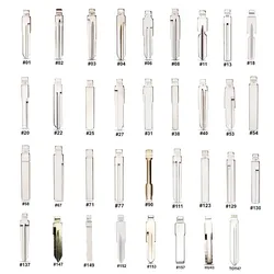 140Pcs/Set Car Key Blade 35 Types each 4pcs Metal Blank Uncut Flip KD Remote Key Blades for KEYDIY KD VVDI Xhorse