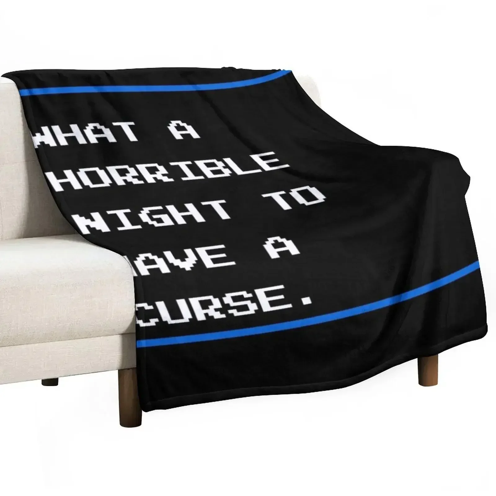 

What a horrible night to have a Curse Throw Blanket Heavy Luxury Blankets