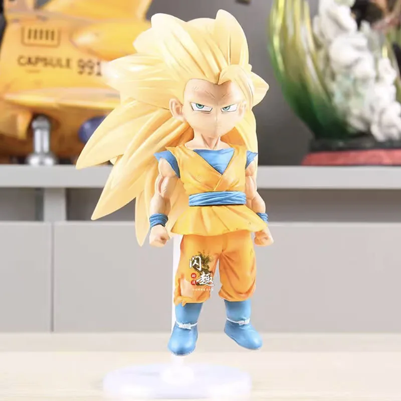 

Dragon Ball Z Action Figure Son Goku Figuras DBZ Manga Figurine Anime Super Saiyan Model 20cm GK Statue Doll Peripheral Toys