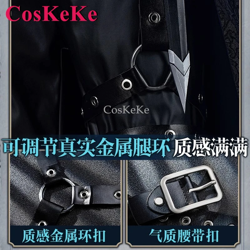 コスケン-男性用のV字型コスチューム,コスプレ服,ロールプレイ,ロールプレイ,完全なセット,ゲーム,ファッション,薄暗い肌,皮