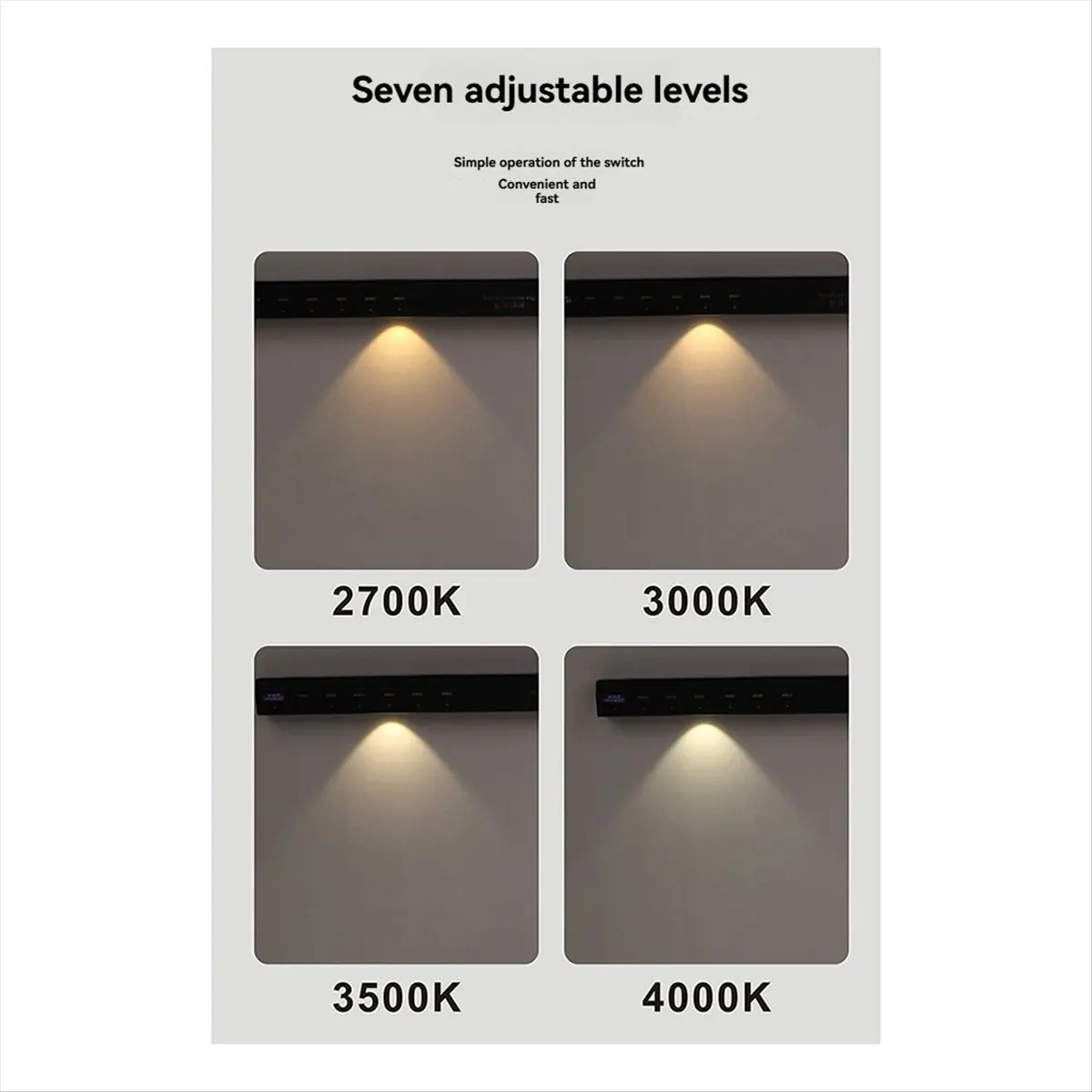 AA19 7Modes Color Temperature Lamp Stick 2700K-6000K+UV365nm Photography Light Wand Light Photography Light Wand Light Tool B