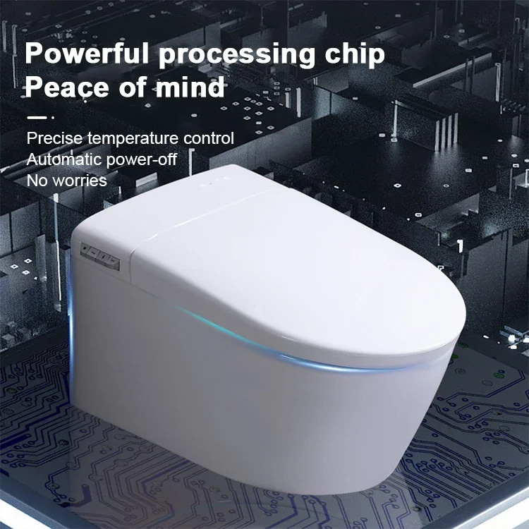 Automatic Flushing Tankless Intelligent Toilet Wall Hung Smart Toilet