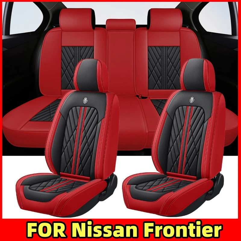 

FOR Nissan Frontier Full-Wrap PU Leather Car Seat Covers - Wear-Resistant, Soft & Comfortable, Universal Fit for Most Cars