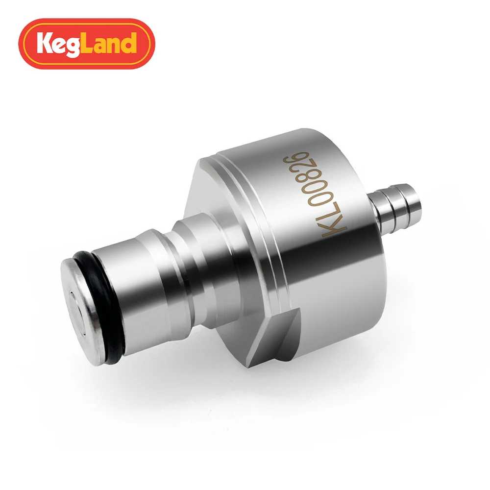 kegland Carbonation & Line Cleaning Cap Edelstahlverbinder Bierzubehör Homebrew Bar Tools – Detail 1