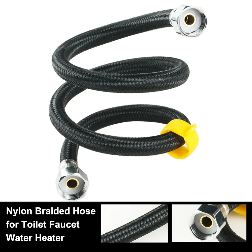 

20/40/60/80/100/150/200 см G1/2 нейлоновый плетеный гибкий шланг бытовой водонагреватель кран для унитаза впускная труба для горячей и холодной воды