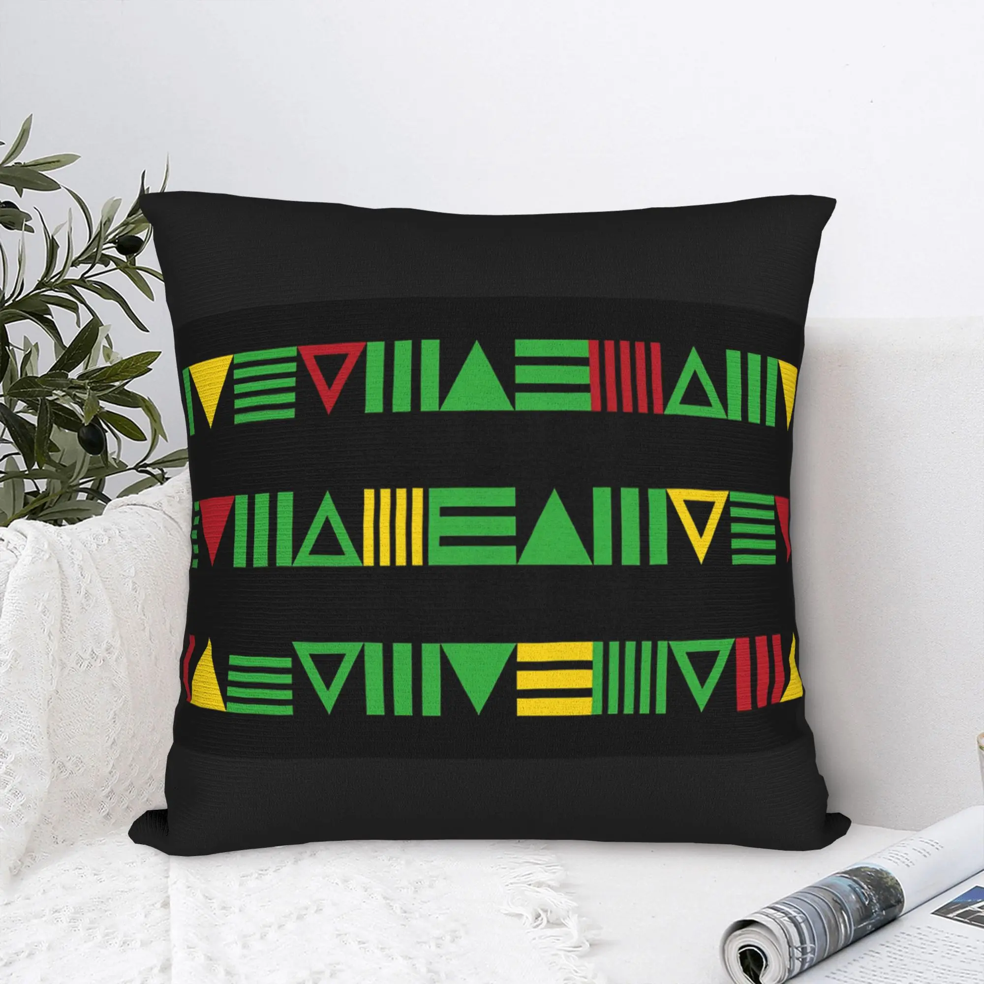 African Pattern Pillow Cover  Soft Cushion Cover Fashion Pillow Case For Sofa Bedroom Home Decor
