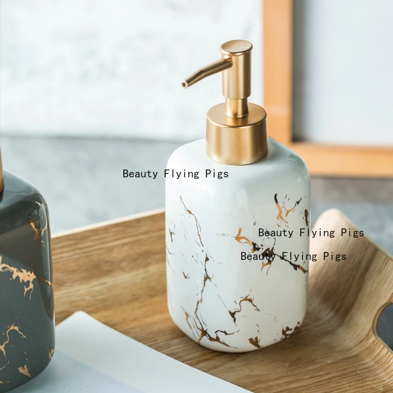 

1 шт. керамическая бутылка геля для душа, лосьон для разлива, керамическая бутылка шампуня, контейнер для хранения жидкости, аксессуары для ванной комнаты