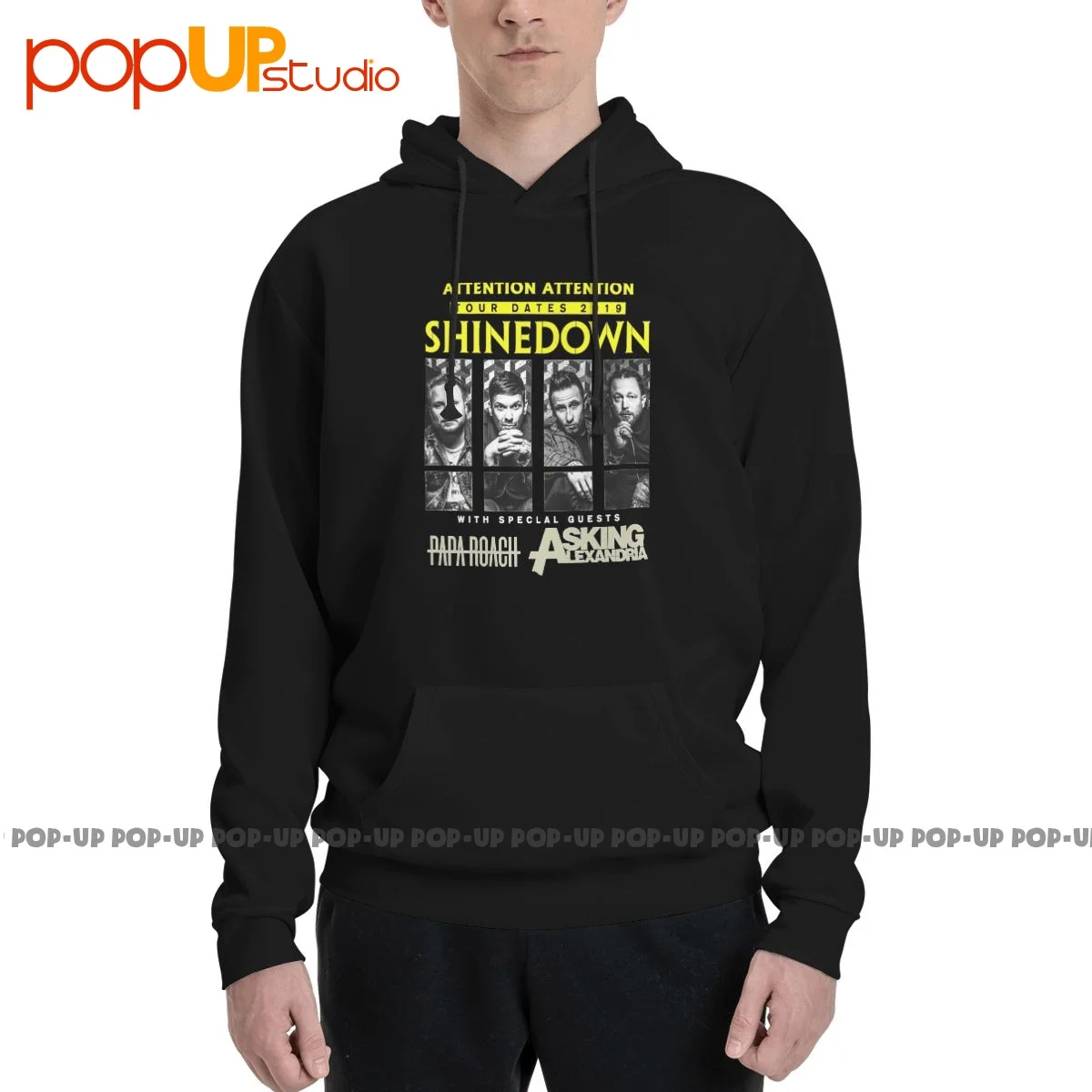 Shinedown Papa Roach Asking Alexandria Tour 2019 Hoodie Sweatshirts Hoodies Best Trend Premium Streetwear