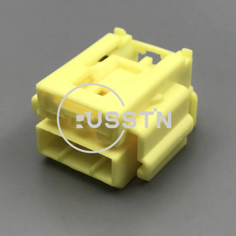 1 Set 4 Pin 1.2 Series Yellow Automotive Unsealed Wire Socket 7283-6134-70 AC Assembly Auto Accessories Car Modification Parts