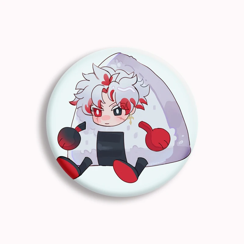 Broche de Anime de desenhos animados de ondas, personagem do jogo, distintivo bonito, jogo Wuthering Waves, cicatriz, distintivo para gamer Collect, presentes para amigos