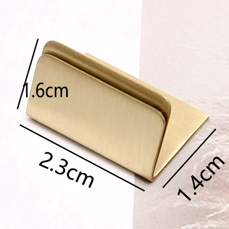 حاملات بطاقات أماكن نحاسية ، حامل بطاقات طاولة عتيق ، حاملات بطاقات طاولة صغيرة عتيقة ، بطاقات أسعار مذكرات ، حجم كبير ، 10