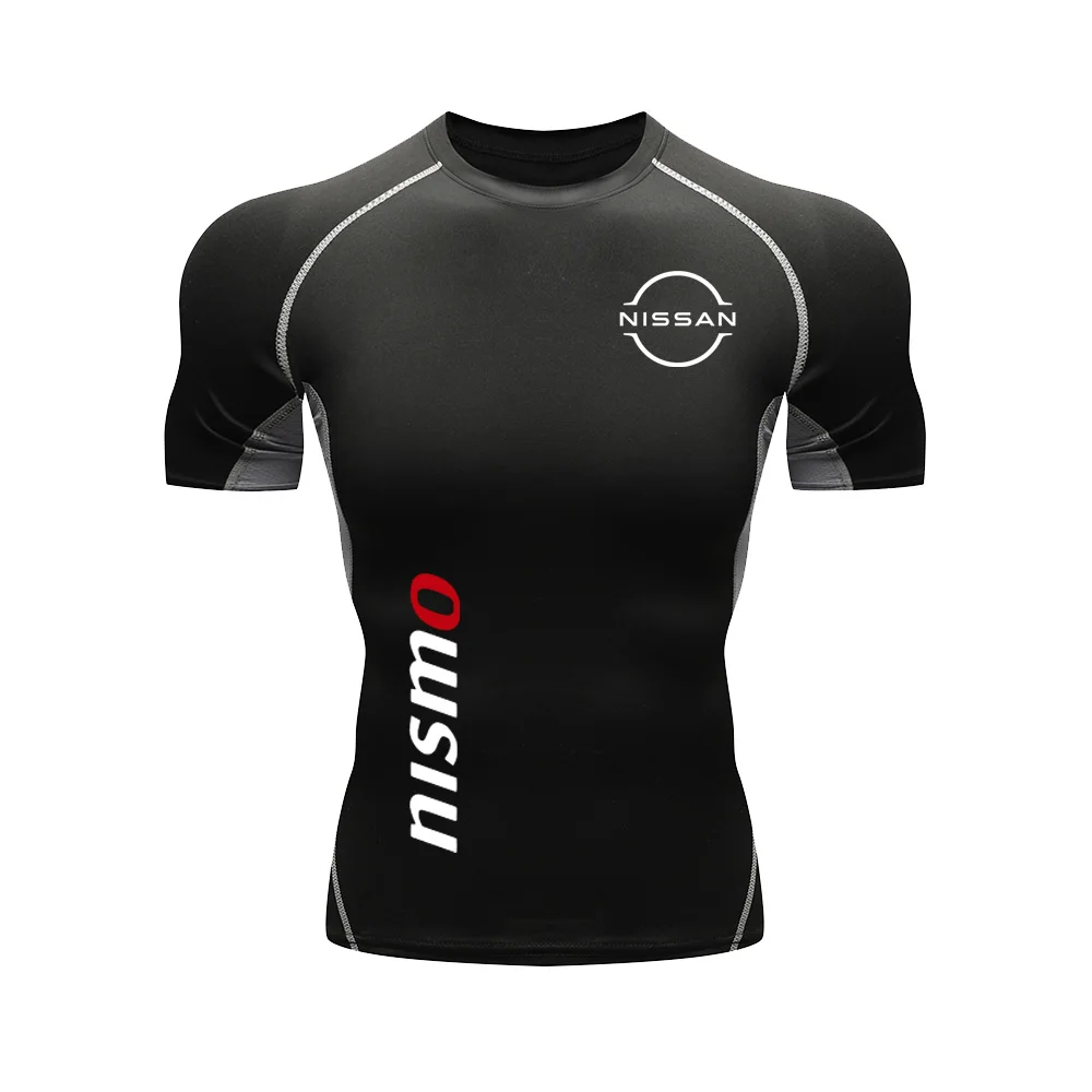 Nissan Autumn Hot Selling Men's Sports Running Long Sleeve Fitness Tight Top