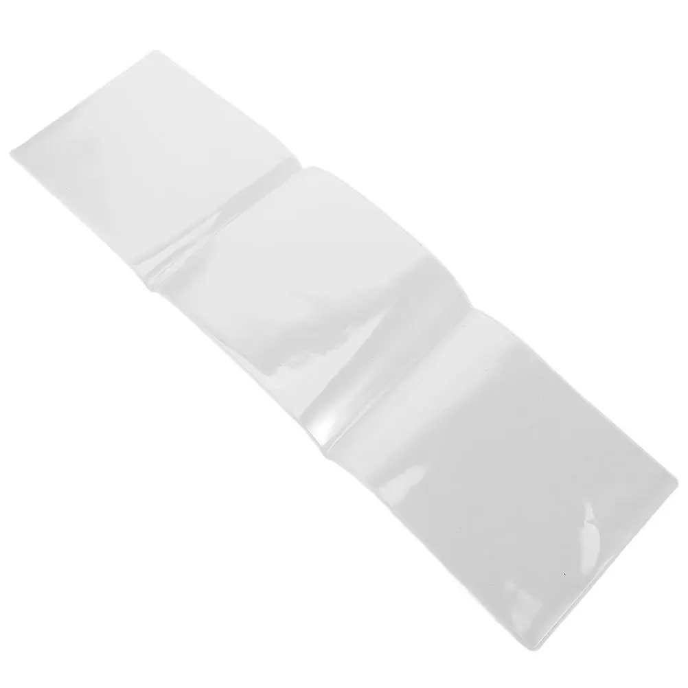 Plastic Mahjong Card Cover Foldable Holder Protective Sleeve for Score Cards Game Supplies Transparent Domino Gaming