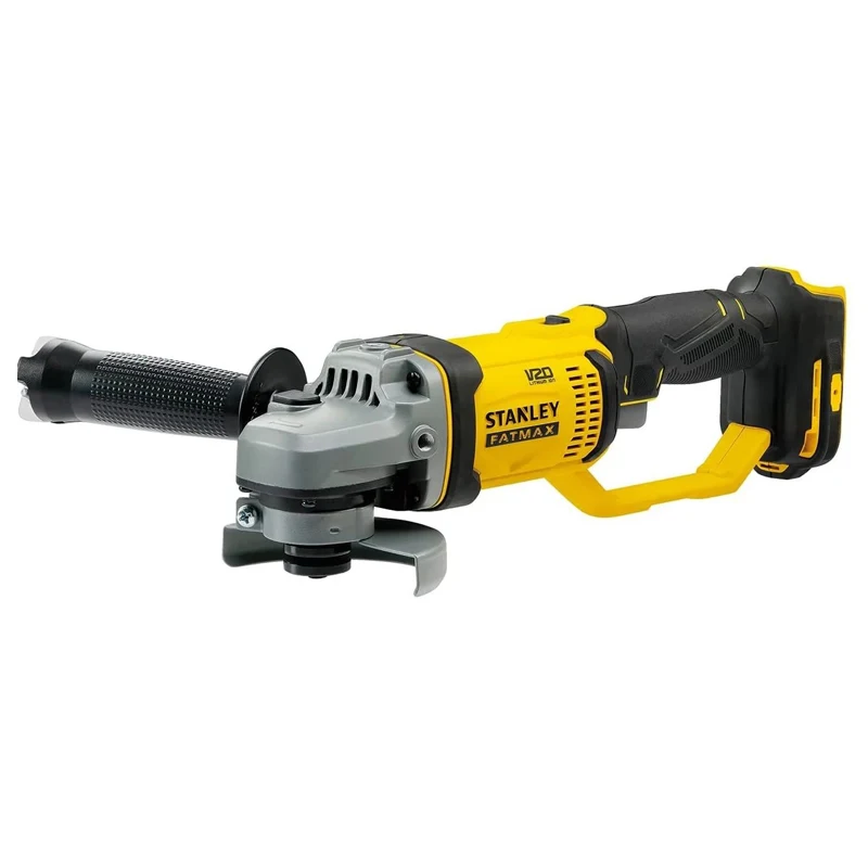 أداة طحن زاوية STANLEY 20 فولت ليثيوم أيون 4 بوصة SCG400 أداة طاقة لاسلكية، ماكينة طحن القطع 100 مم، أداة عارية للخشب المعدني DIY