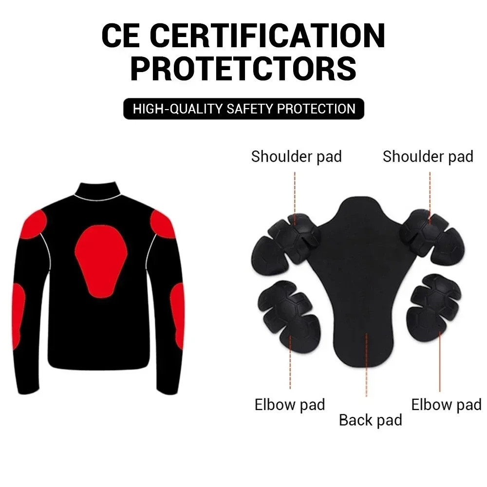 Motocyklowa kurtka męska Odzież jeździecka Oddychająca Letnia Mężczyźni Kobiety Off-road Moto Body CE Protector Gear Miękki strój motocrossowy