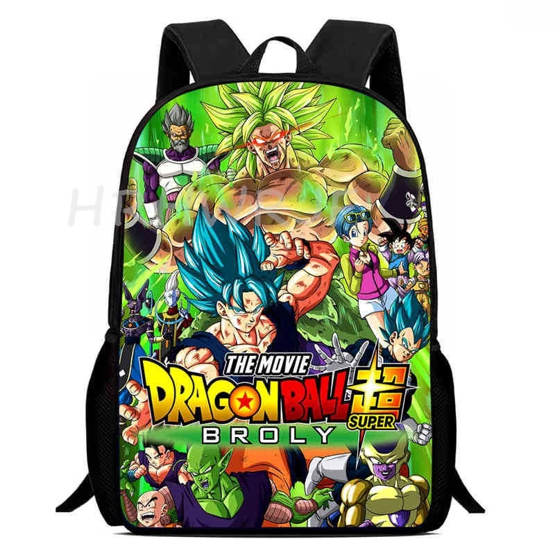 DRAGON BALL Backpacks Primary 3D Print Software Backpacks for Boy and Girls Best Gifts Anime School Bag for Children