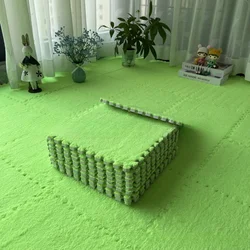 4-20PCS Baby Plush Activity Mat EVA Foam Soft Game Mat Reusable BPA Free Washable Non-slip Waterproof Stitching Mat Child Safety