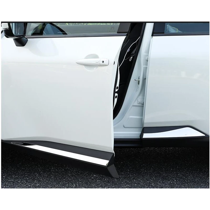 Car Accessories For Nissan Rogue 2021 2022 2023 Stainless steel Chrome Side Door Car Body Molding skirts scratch Cover Trim