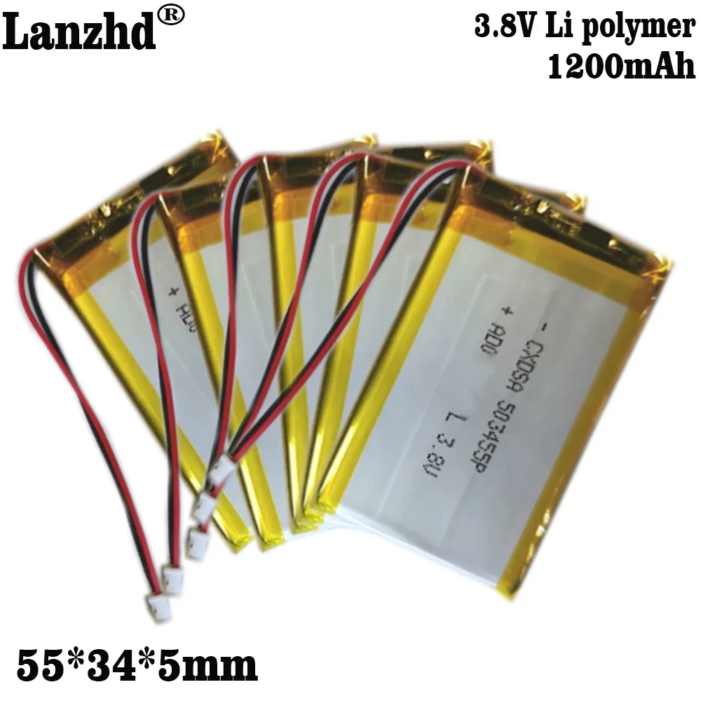 3.7v 1200mah 503455 Rechargeable lithium polymer battery for Garmin Nuvi Replacement & Tools nuvi: 200, 200 w, 205, 205 t