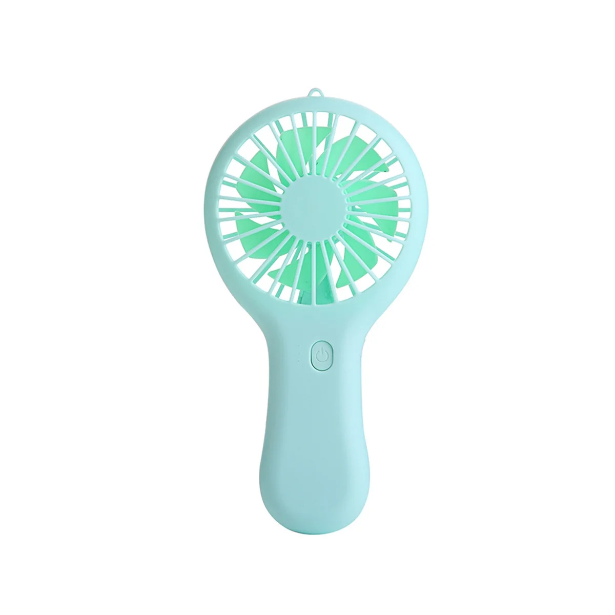 Mini ventilador de mano portátil con carga USB, prácticos ventiladores pequeños, ventilador de mano de bolsillo con catapulta con Base, ventilador para exteriores, verde