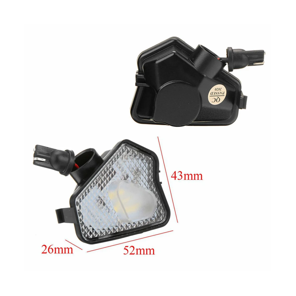 Car Puddle Light and Dynamic Rear Mirror LED Turn Signal Light for Mercedes Benz W204 CLA a B C E S Class W176 W212