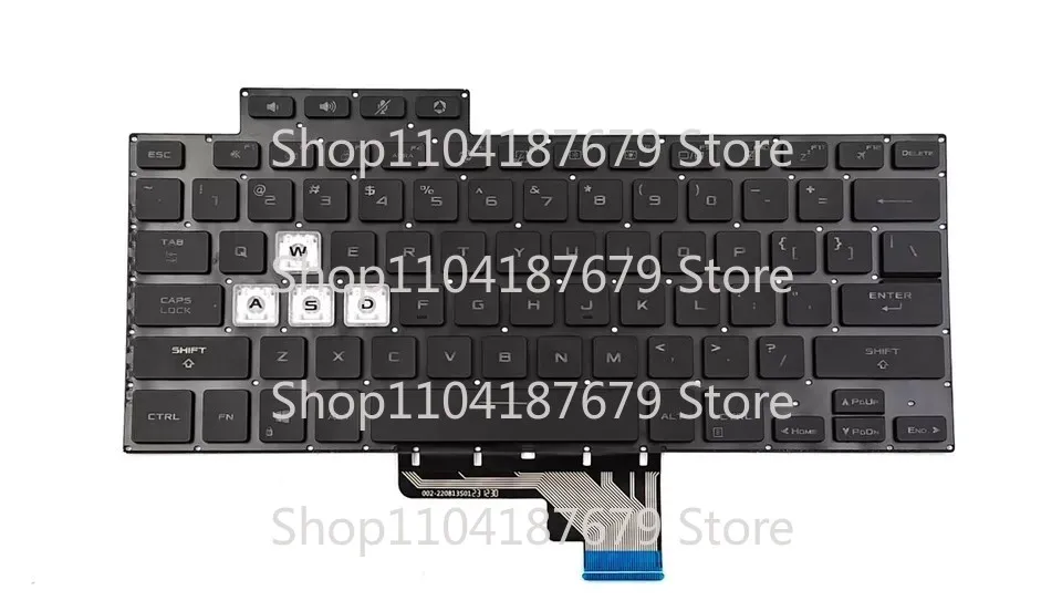 1pcs BLACK RGB Keyboard Backlit FOR ASUS TUF Air FX516 FX516P FX516PR FA516 Laptop