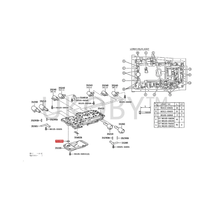 90301C0021 9030131014 To yo ta  crown  enterprising spirit O-ring (for oil filter screen)