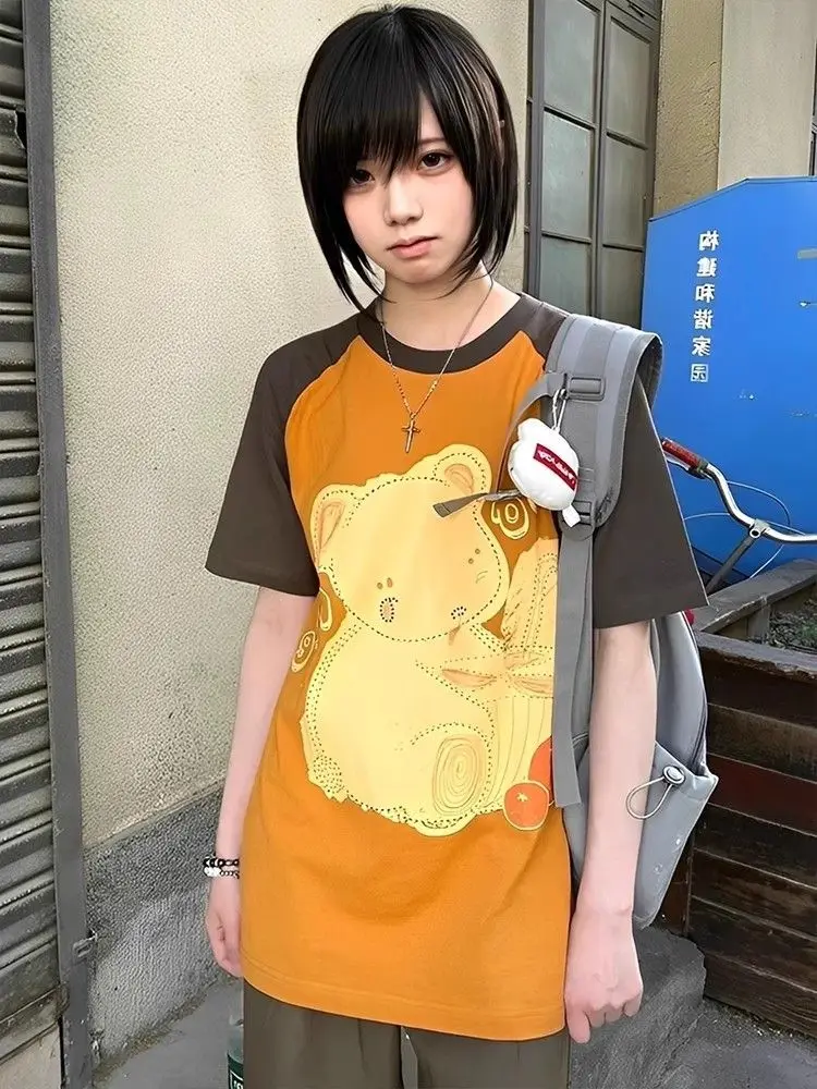 

gagaok t shirt women clothing 2025 summer new tee