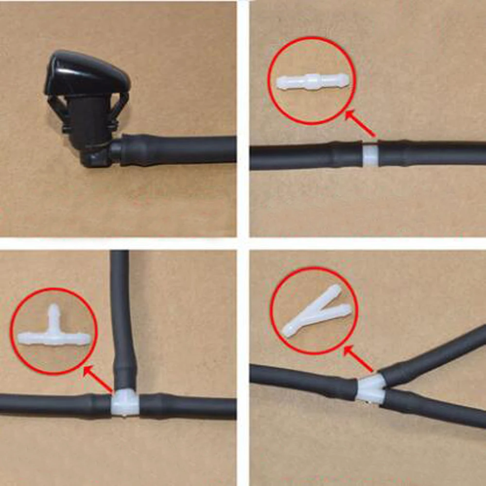 Car Windscreen Washer Spray Hose Kit 150cm For VW Volkswagen Golf 5 6 7 JETTA PASSAT B5 B6 B7 B8 MK4 MK5 MK6 Tiguan Beetle