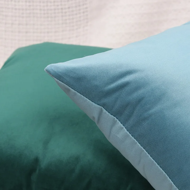 2-piece wool lining four-season pillow cover for home decoration dustproof pillow cover