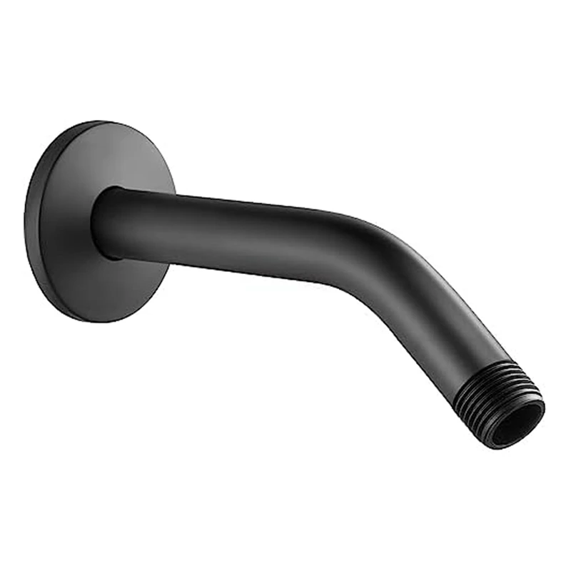 Extensão fixada na parede do braço do chuveiro, 6 ", tubulação fixada na parede, braço para a cabeça fixa