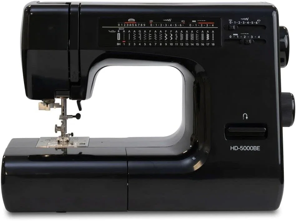 tool.home.HD5000 Black Edition Heavy Duty Sewing Machine with Bonus Quilt Kit Large