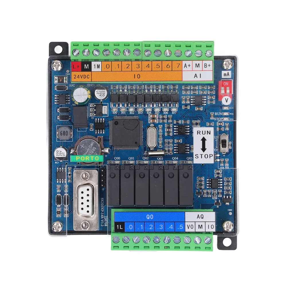 SK222XP-14R 24VDC For PLC Industrial Control Board For S7 200 CPU222XP Programmable Software Instruction Controller Parts