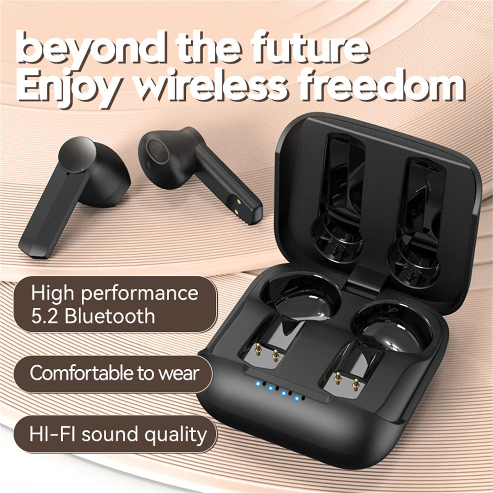 TWS F2 Fone Bluetooth 5.0 Earphones Wireless Headphones HiFi Stero Headset Noise Reduction Sports Earbuds with Mic for Phone