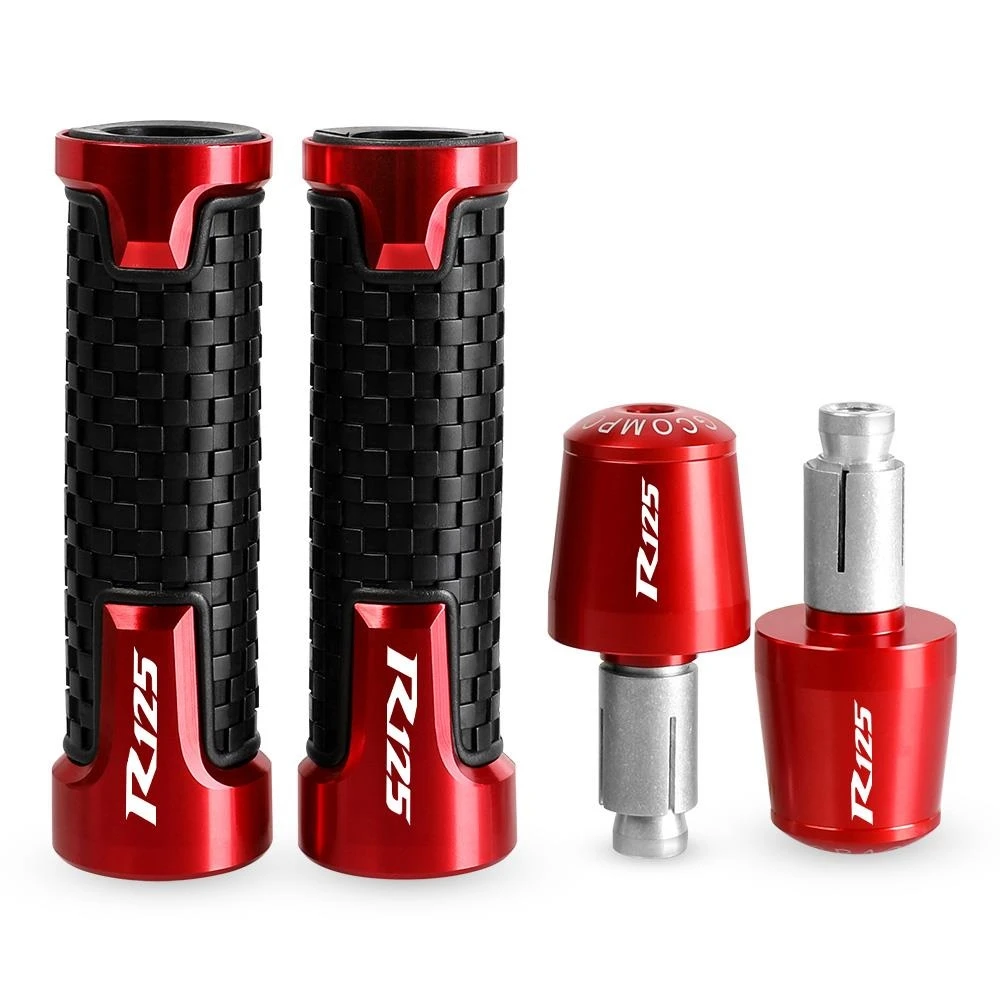 

Motorcycle Accessories For YAMAHA YZFR125 R125 2010 2012 2013-2022 2023 7/8" 22MM Handlebar Hand Grips Handle Bar End Cap plug