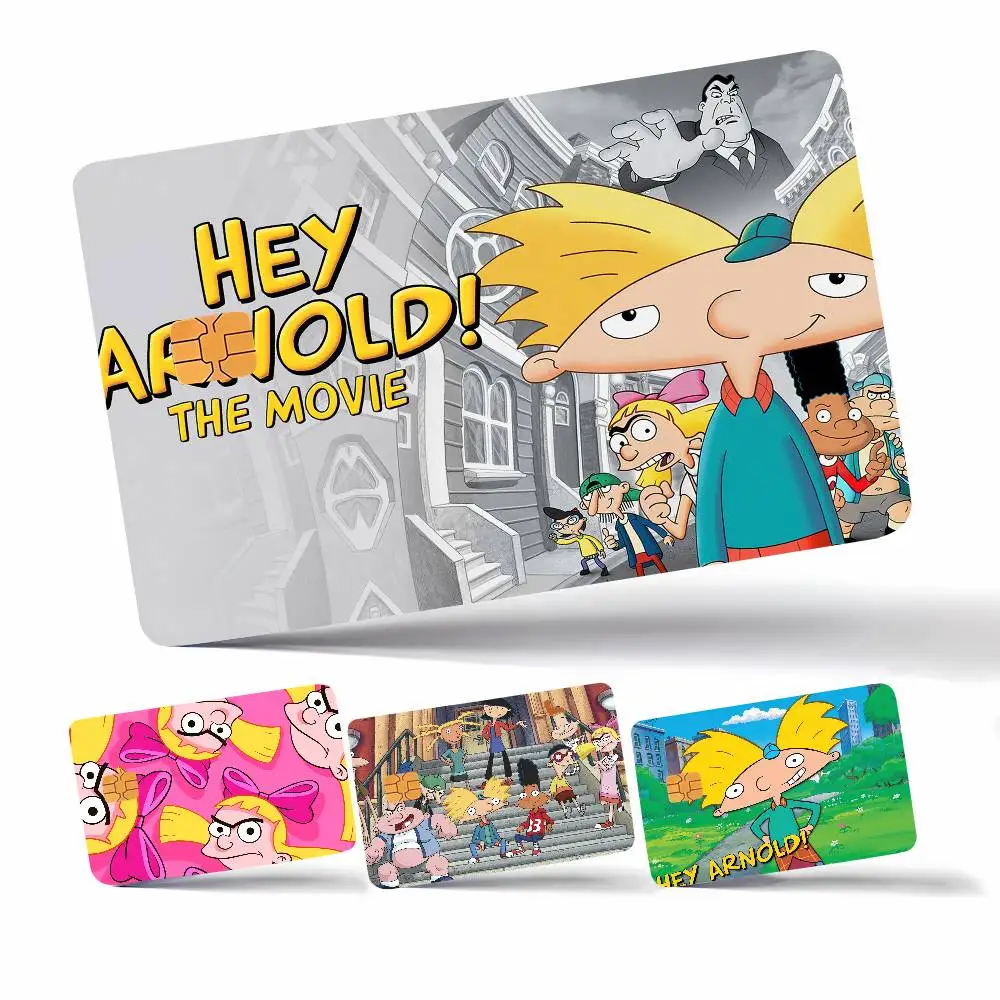 أنيمي يا A-arnolds الزخرفية فيلم مقاوم للماء غطاء الجلد ملصقات بطاقة الائتمان الخصم الأمامي حافلة البنك #2